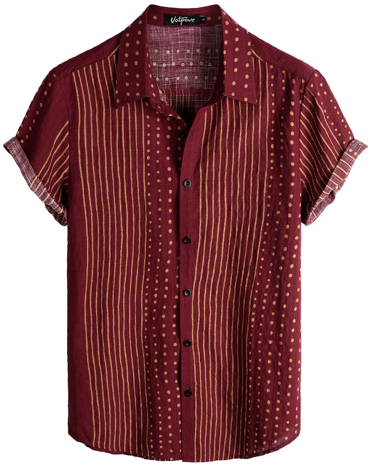 VATPAVE Mens Summer Tropical Shirts Short Sleeve Button Down Aloha Hawaiian Shirts