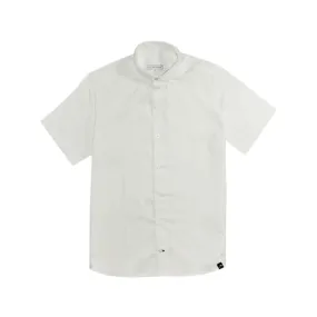 WHITE RESORT SHORT SLEEVE SHIRT
