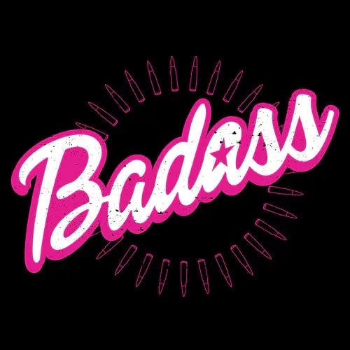 Women's Badass V-Neck - Black