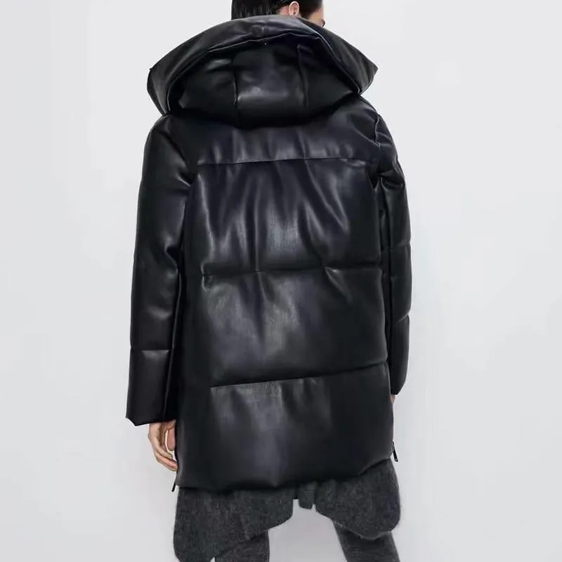 Women's Winter Zipper Parkas Long Coats