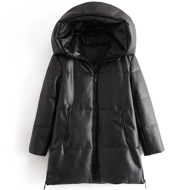 Women's Winter Zipper Parkas Long Coats