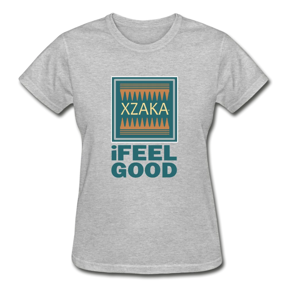 XZAKA - Women "I Feel Good" Workout T-Shirt - W3524