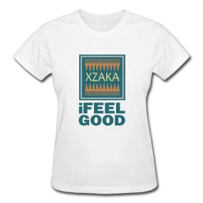 XZAKA - Women "I Feel Good" Workout T-Shirt - W3524