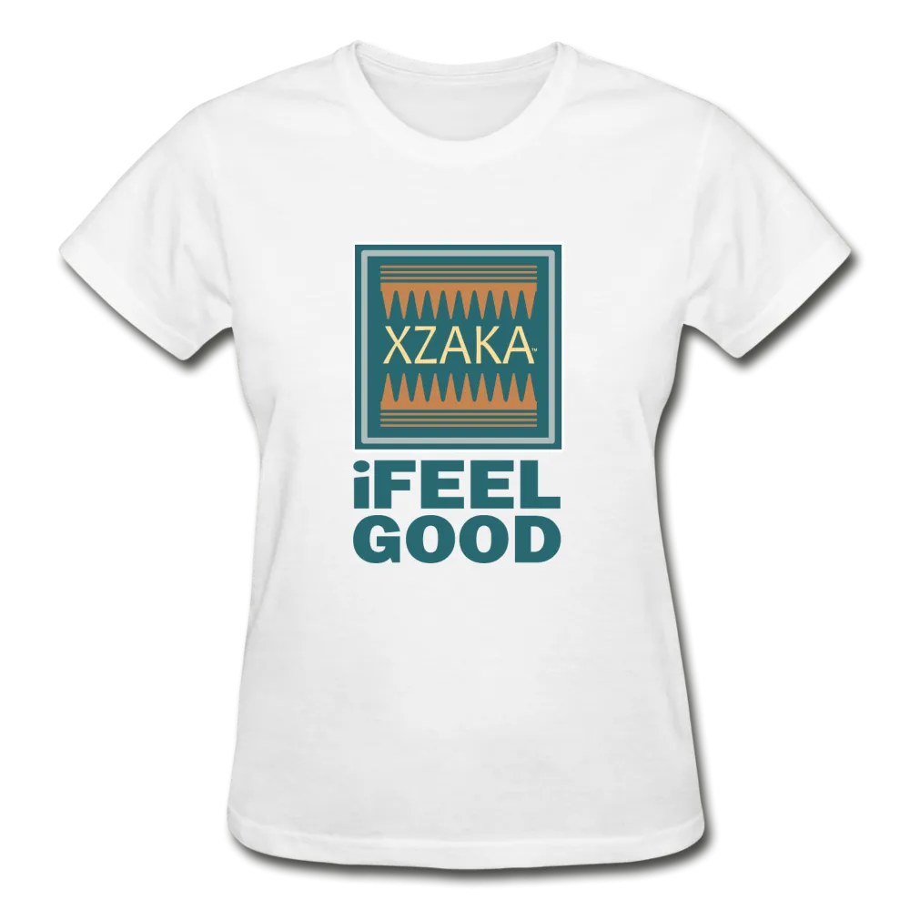 XZAKA - Women "I Feel Good" Workout T-Shirt - W3524