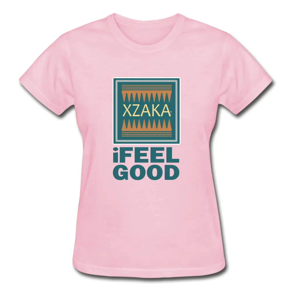 XZAKA - Women "I Feel Good" Workout T-Shirt - W3524