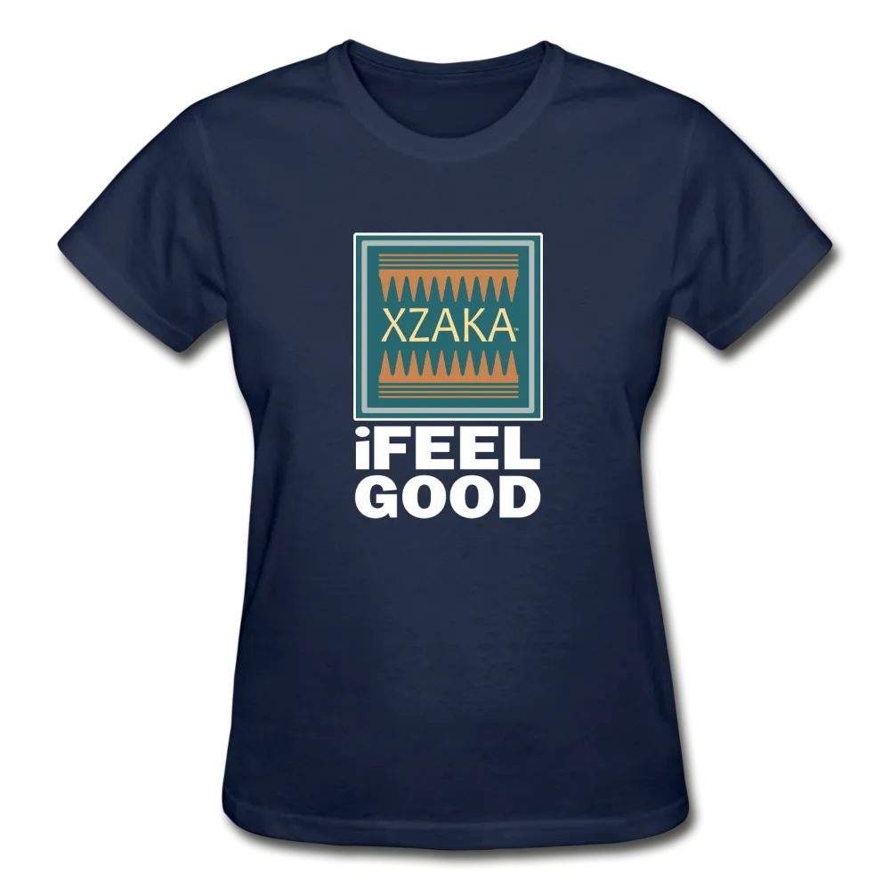 XZAKA - Women "I Feel Good" Workout T-Shirt - W3525