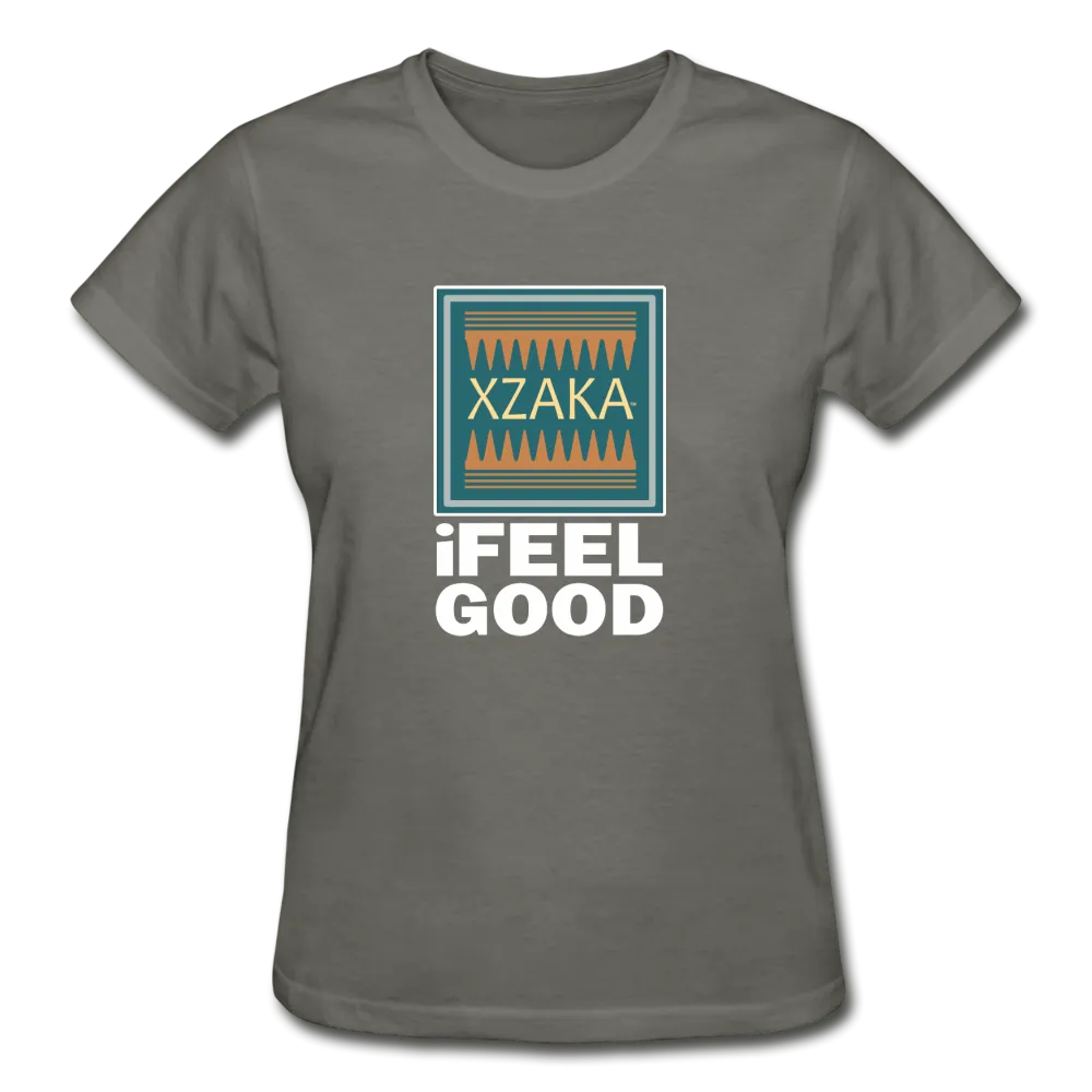 XZAKA - Women "I Feel Good" Workout T-Shirt - W3525