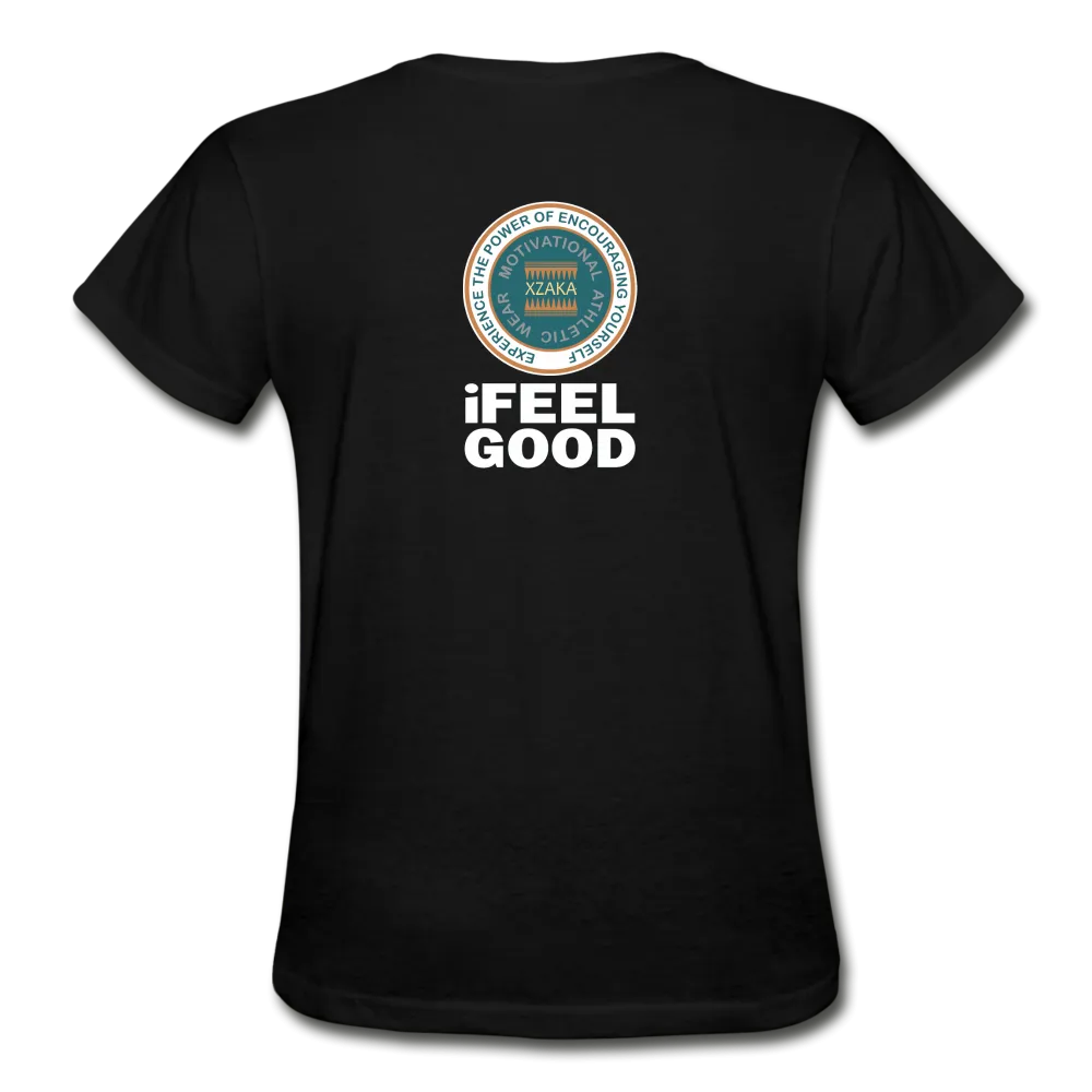 XZAKA - Women "I Feel Good" Workout T-Shirt - W3525