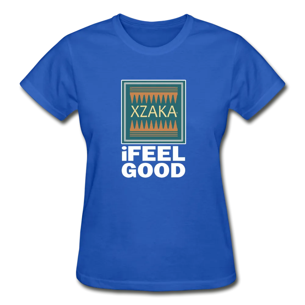 XZAKA - Women "I Feel Good" Workout T-Shirt - W3525