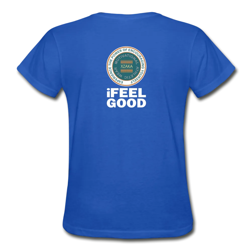 XZAKA - Women "I Feel Good" Workout T-Shirt - W3525