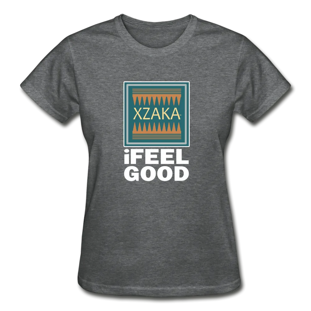 XZAKA - Women "I Feel Good" Workout T-Shirt - W3525